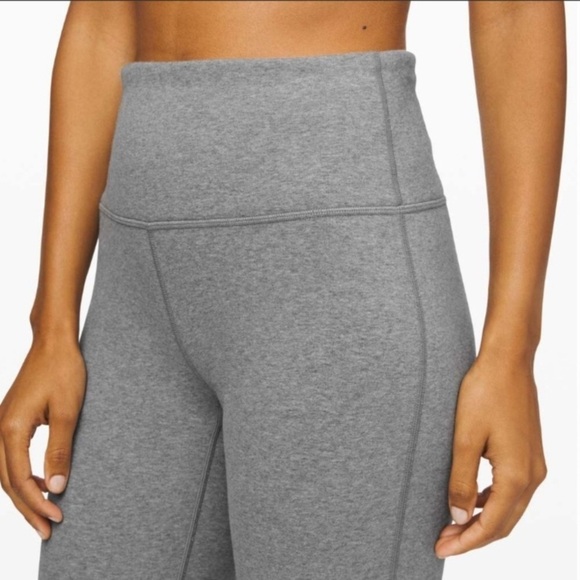 9.Lululemon Wunder Lounge Pant 28" *Updated FitHeathered Core Medium Grey - Picture 13 of 16
